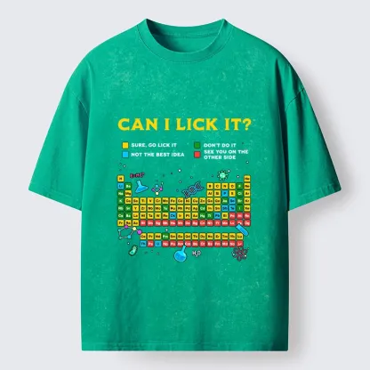 Tokyo-Tiger Can I Lick Elements Washed T-Shirt