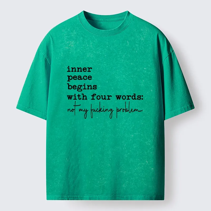 Tokyo‑Tiger Sarcastic Life Vibe Washed T‑Shirt
