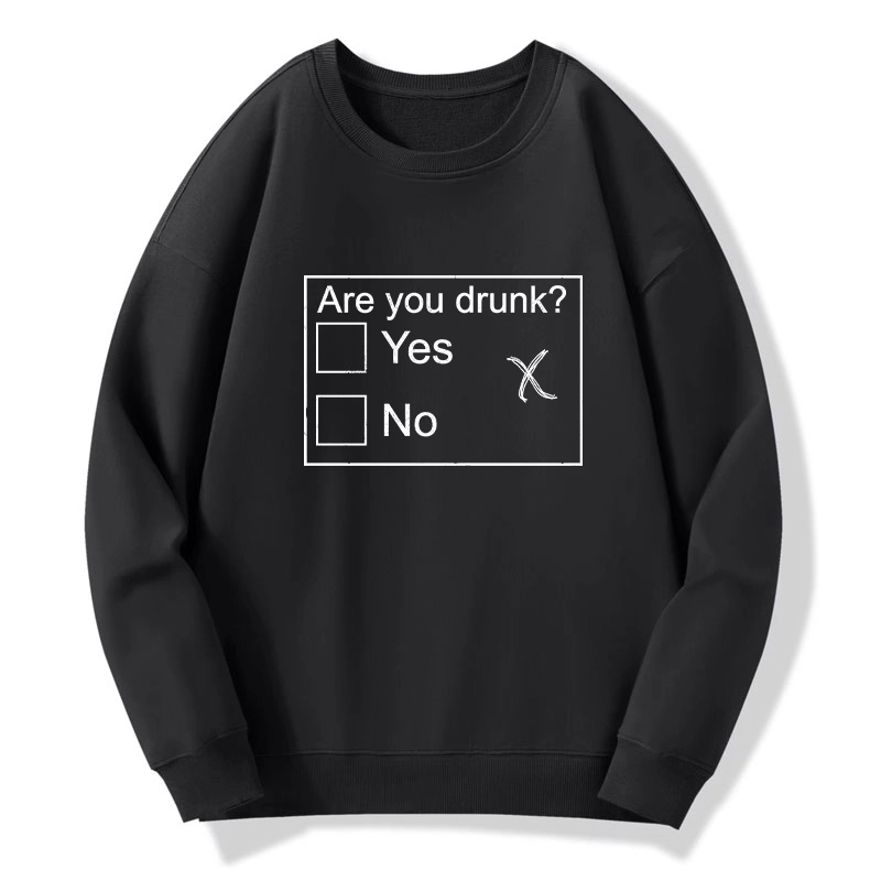 Tokyo-Tiger Confused Drunk Checkbox Graphic Classic Sweatshirt