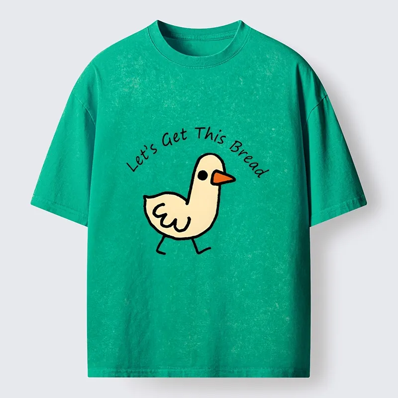 Tokyo-Tiger Earn Money Duck Meme Washed T-Shirt
