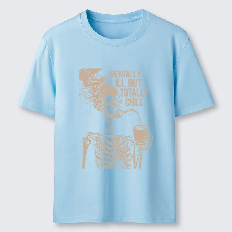 Tokyo-Tiger Funny Skeleton Chill Classic T-Shirt