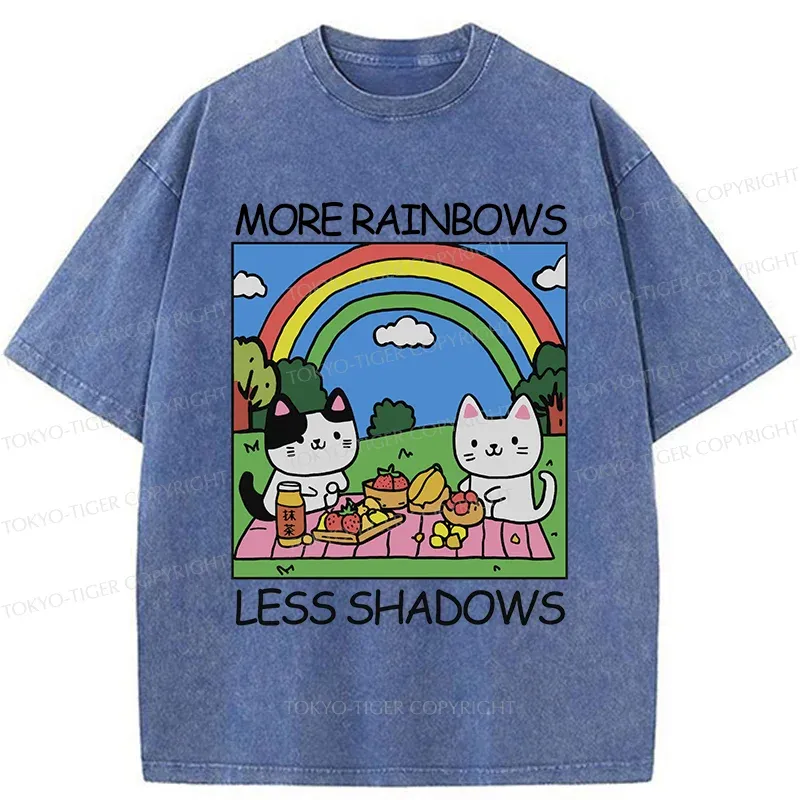 Tokyo-Tiger More Rainbows Less Shadows Washed T-Shirt