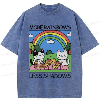 Tokyo-Tiger More Rainbows Less Shadows Washed T-Shirt