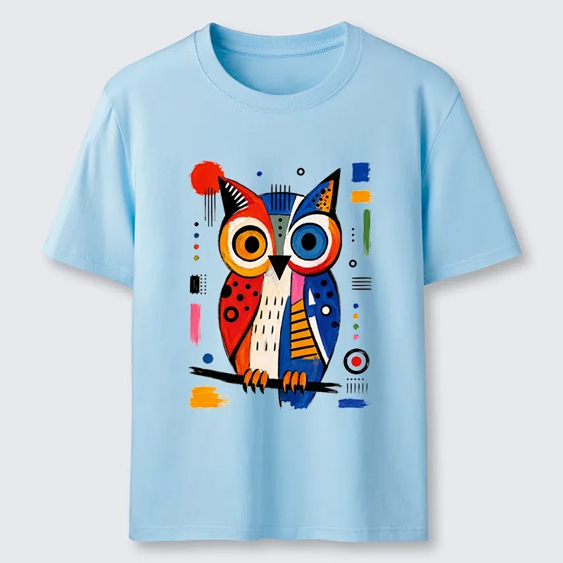 Tokyo-Tiger Abstract Owl Art Classic T-Shirt
