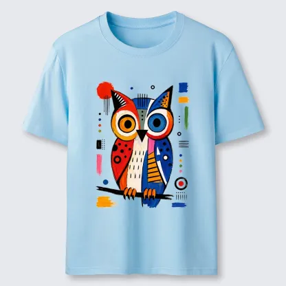 Tokyo-Tiger Abstract Owl Art Classic T-Shirt