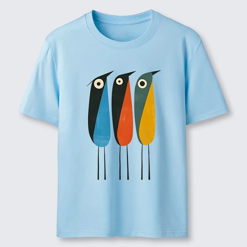 Tokyo-Tiger Bold Shape Birds Classic T-Shirt