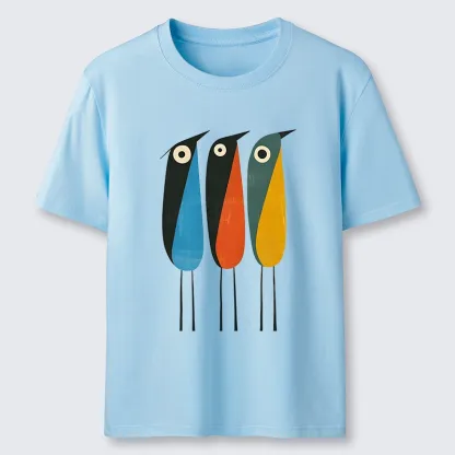 Tokyo-Tiger Bold Shape Birds Classic T-Shirt