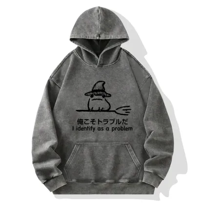 Tokyo-Tiger Mischief Magic Dude Washed Hoodie
