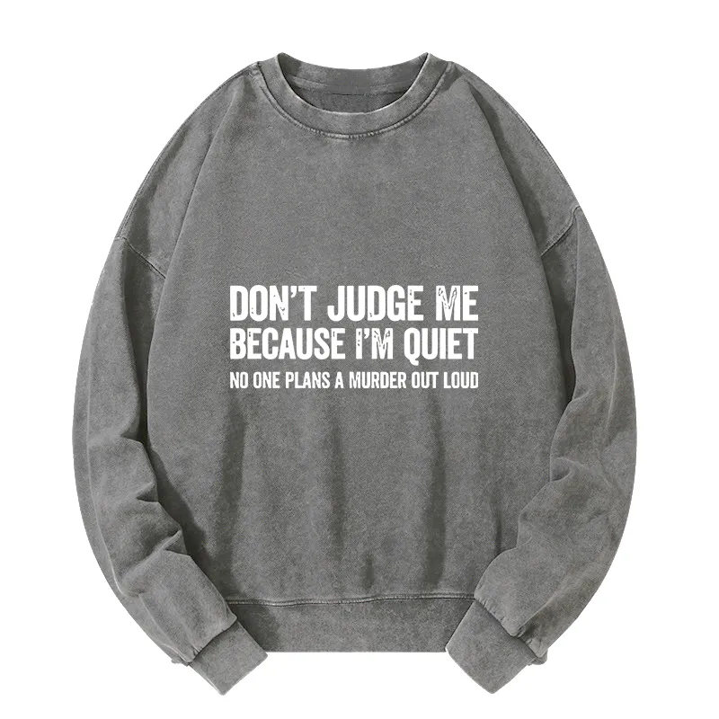 Tokyo-Tiger Sarcastic Funny Quote Washed Sweatshirt
