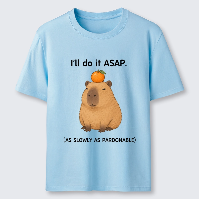 Tokyo-Tiger Slow Task Capybara Meme Classic T-Shirt