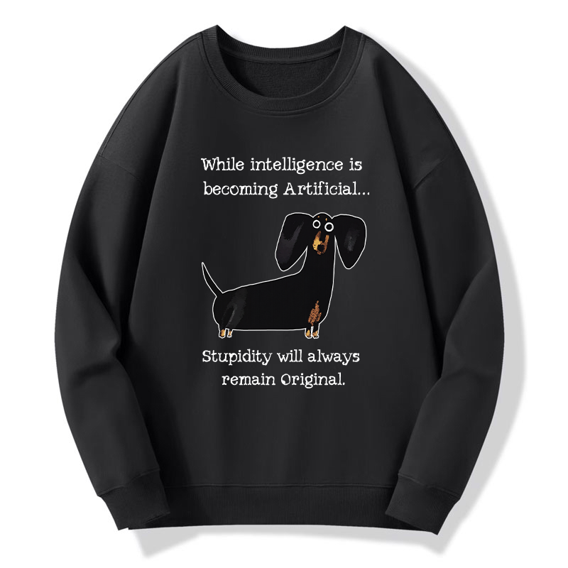 Tokyo-Tiger Dachshund Real Humor Funny Meme Classic Sweatshirt