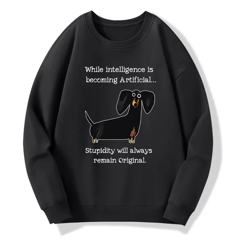 Tokyo-Tiger Dachshund Real Humor Funny Meme Classic Sweatshirt