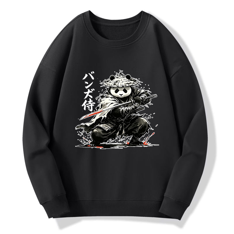 Tokyo-Tiger Panda Samurai Warrior Classic Sweatshirt