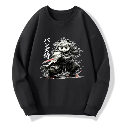 Tokyo-Tiger Panda Samurai Warrior Classic Sweatshirt