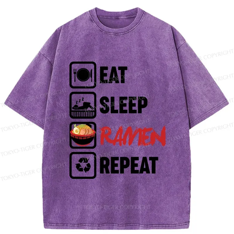 Tokyo-Tiger Heartbeat Rhythm Washed T-Shirt Sale