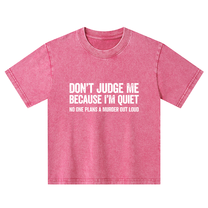 Tokyo-Tiger Sarcastic Funny Quote Kids Washed T-Shirt