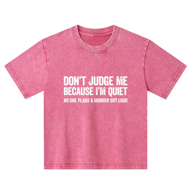 Tokyo-Tiger Sarcastic Funny Quote Kids Washed T-Shirt