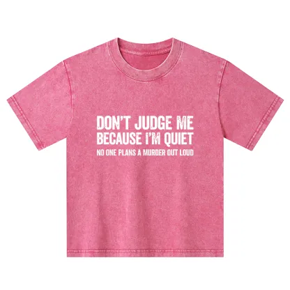 Tokyo-Tiger Sarcastic Funny Quote Kids Washed T-Shirt