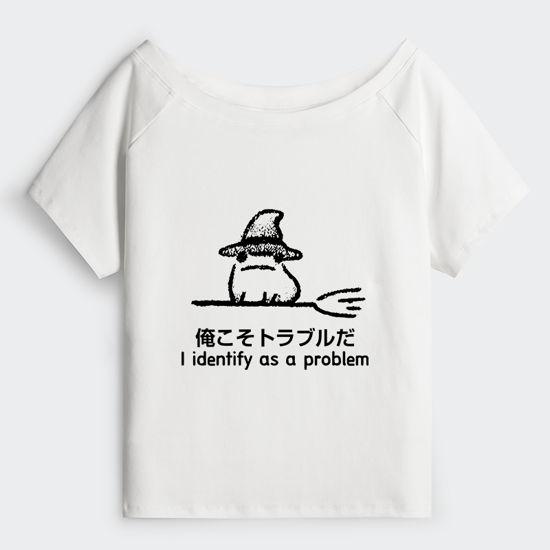 Tokyo-Tiger Mischief Magic Dude Off Shoulder T-Shirt