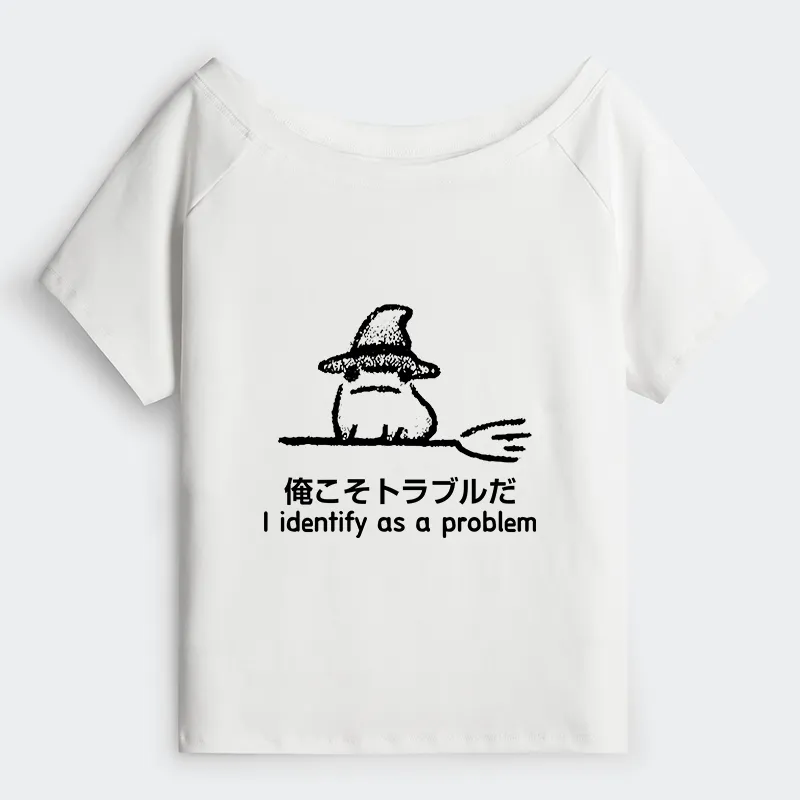 Tokyo-Tiger Mischief Magic Dude Off Shoulder T-Shirt