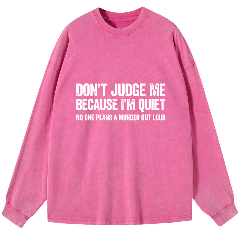 Tokyo-Tiger Sarcastic Funny Quote Washed Long Sleeve T-Shirt