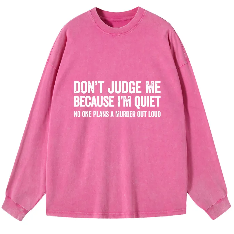 Tokyo-Tiger Sarcastic Funny Quote Washed Long Sleeve T-Shirt