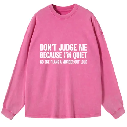 Tokyo-Tiger Sarcastic Funny Quote Washed Long Sleeve T-Shirt