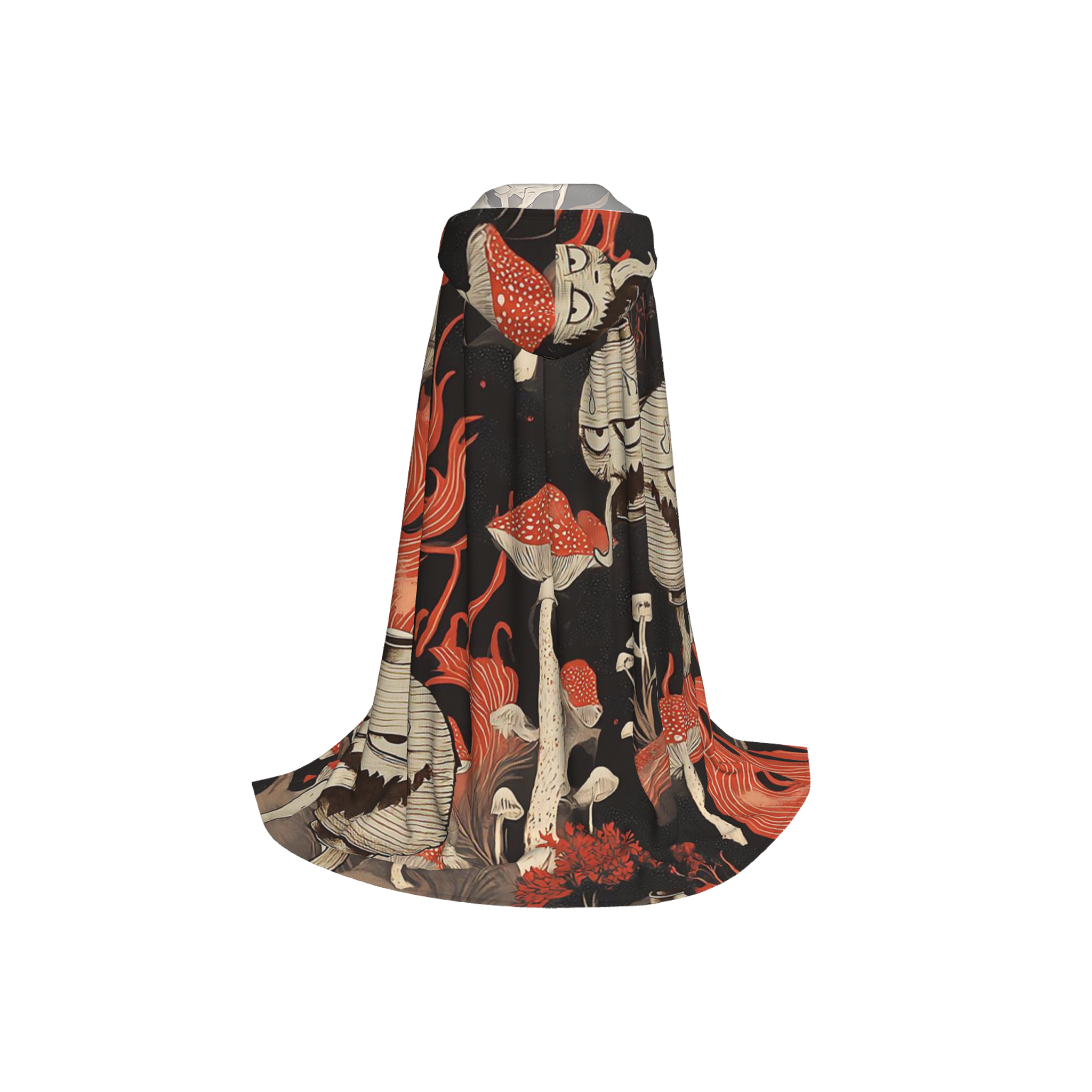 Tokyo-Tiger Japanese Lantern Ghost Holiday Cloak