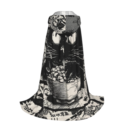 Tokyo-Tiger Cat Collecting Eyeballs Japanese Holiday Cloak