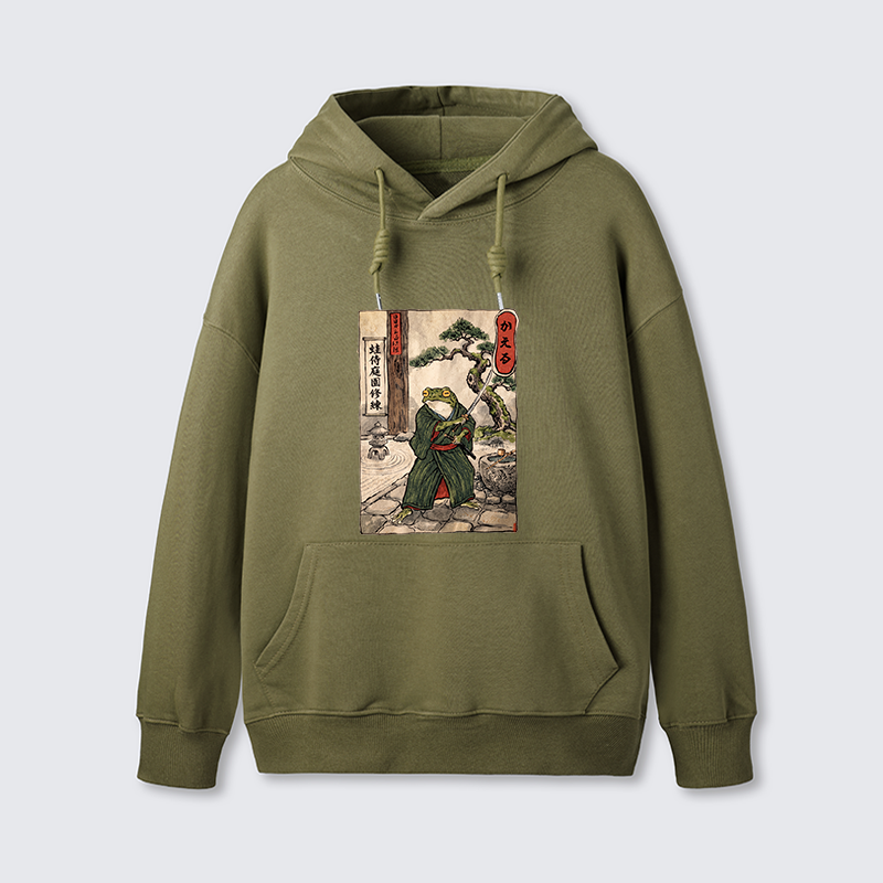 Tokyo-Tiger Samurai Frog Training Classic Hoodie
