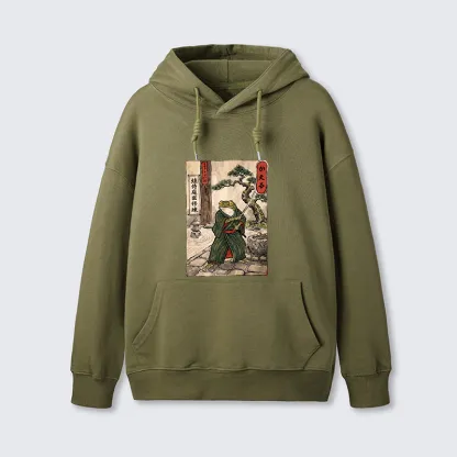Tokyo-Tiger Samurai Frog Training Classic Hoodie