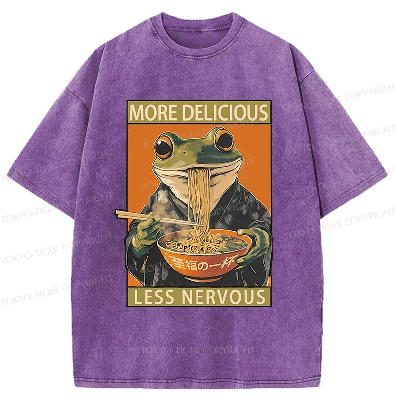 Tokyo-Tiger More Delicious Less Nervous Washed T-Shirt