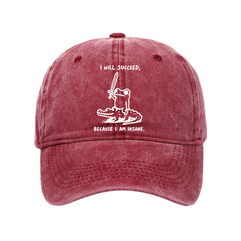 Tokyo-Tiger Warrior Frog Funny Meme Washed Cap
