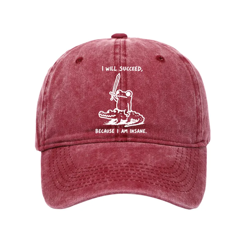 Tokyo-Tiger Warrior Frog Funny Meme Washed Cap