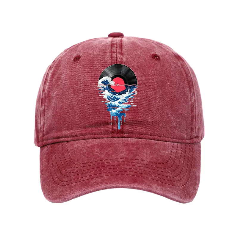 Tokyo-Tiger Vinyl Records And Waves Washed Cap