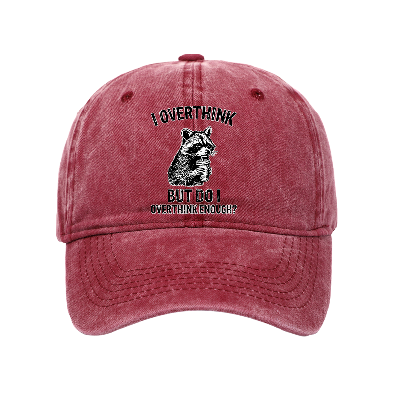 Tokyo-Tiger Constant Overthinking Washed Cap