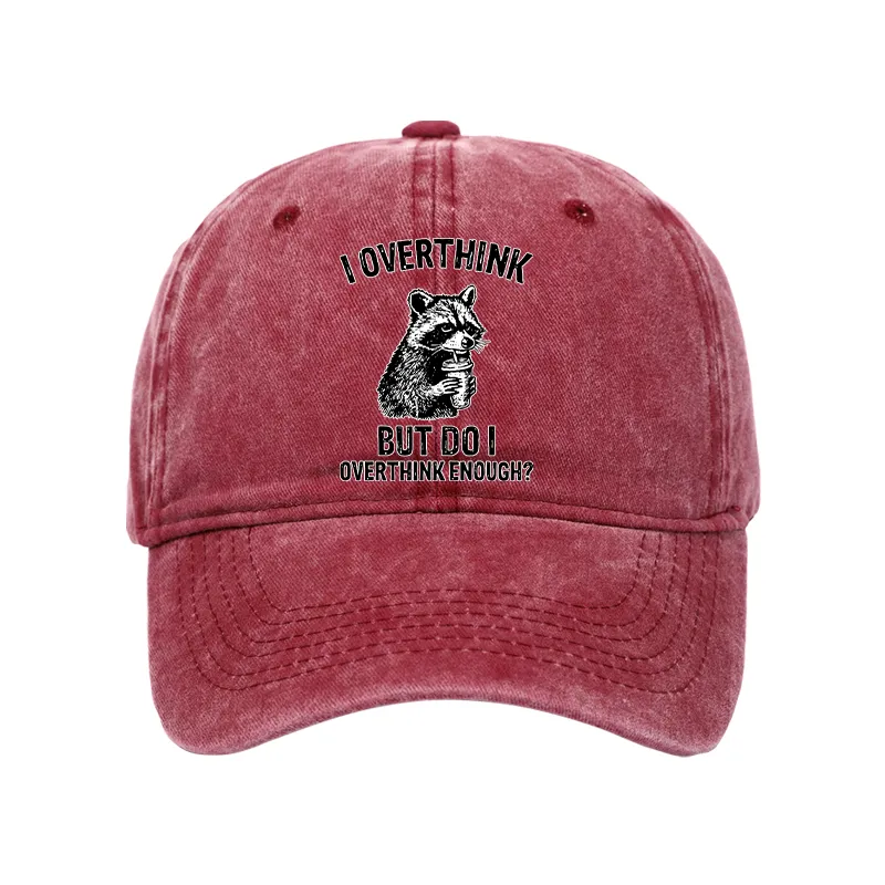 Tokyo-Tiger Constant Overthinking Washed Cap