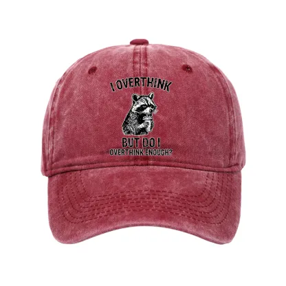 Tokyo-Tiger Constant Overthinking Washed Cap