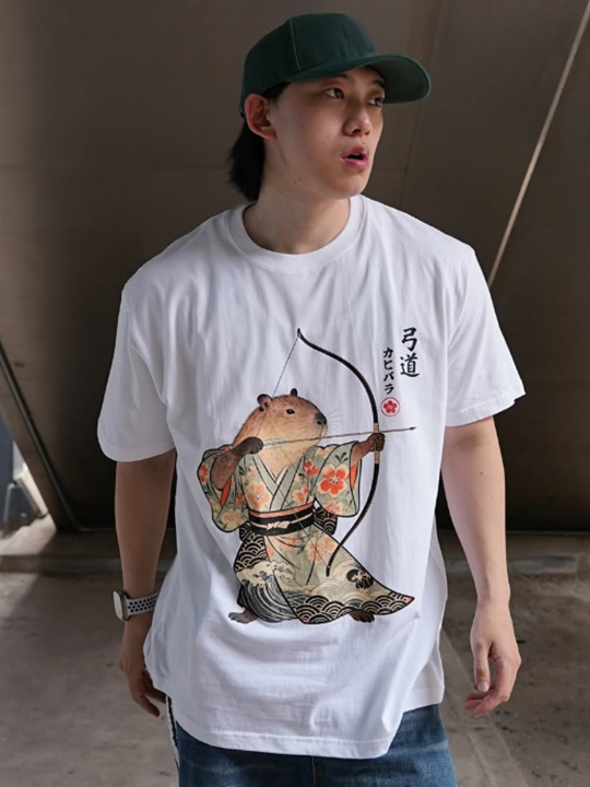 Tokyo-Tiger Capybara Archery Classic T-Shirt