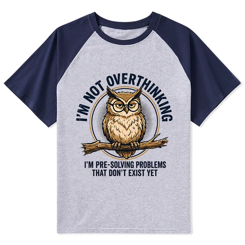 Tokyo-Tiger Overthink Master Owl Raglan T-shirt Sale