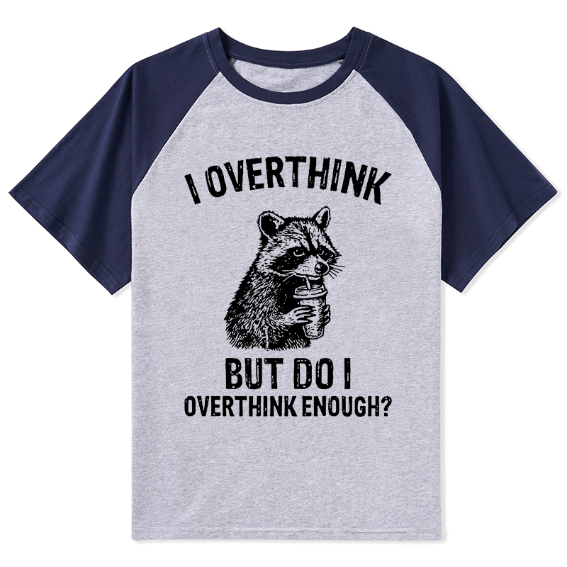 Tokyo-Tiger Constant Overthinking Raglan T-shirt