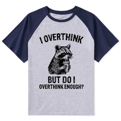 Tokyo-Tiger Constant Overthinking Raglan T-shirt