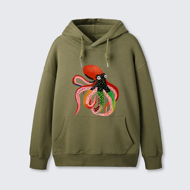 Tokyo-Tiger Colorful Octopus Art Classic Hoodie