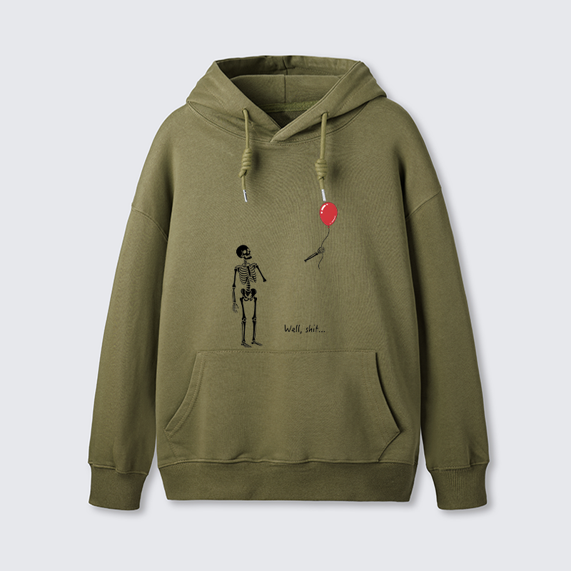 Tokyo-Tiger Skeleton Balloon Meme Classic Hoodie