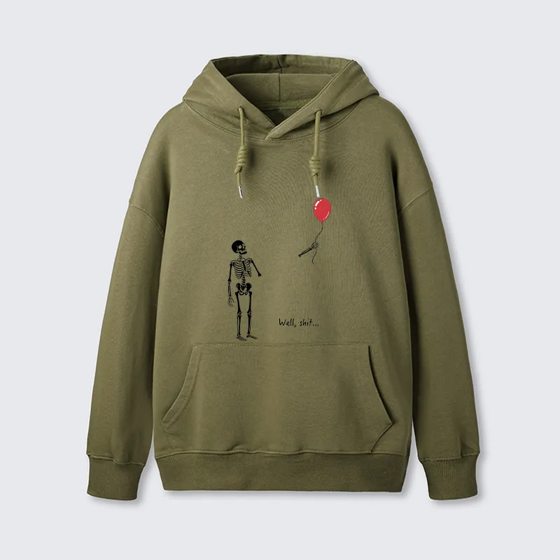 Tokyo-Tiger Skeleton Balloon Meme Classic Hoodie