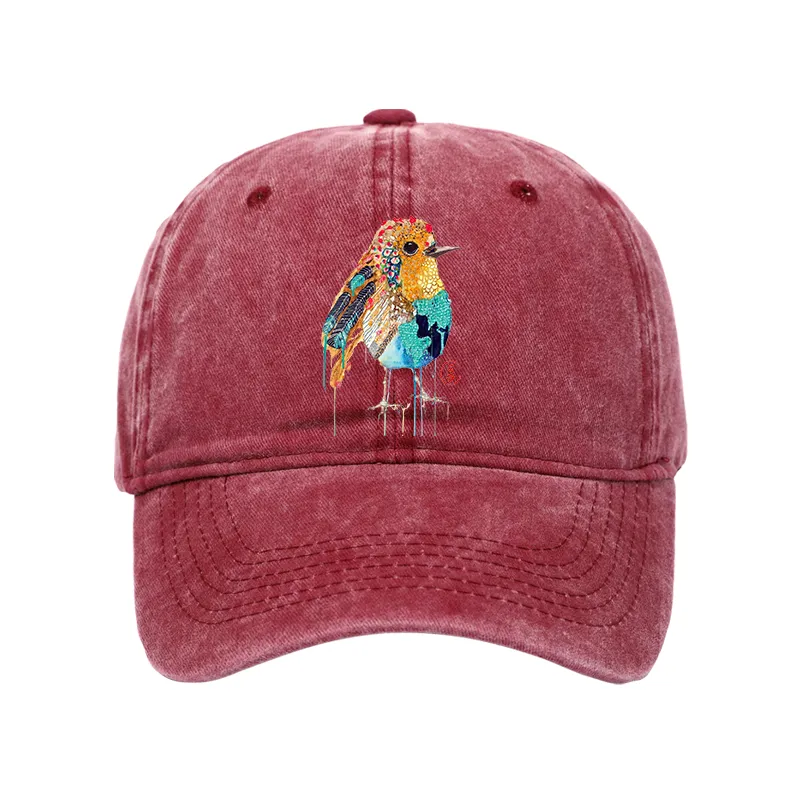 Tokyo-Tiger Sparkly Wild Bird Washed Cap