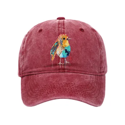 Tokyo-Tiger Sparkly Wild Bird Washed Cap