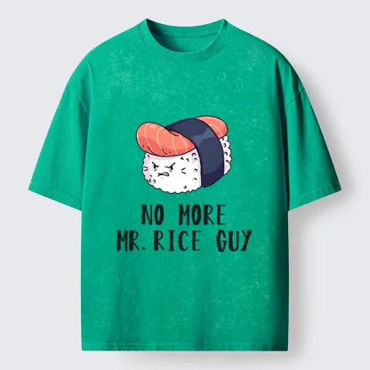 Tokyo‑Tiger Funny Sushi Meme Washed T‑Shirt