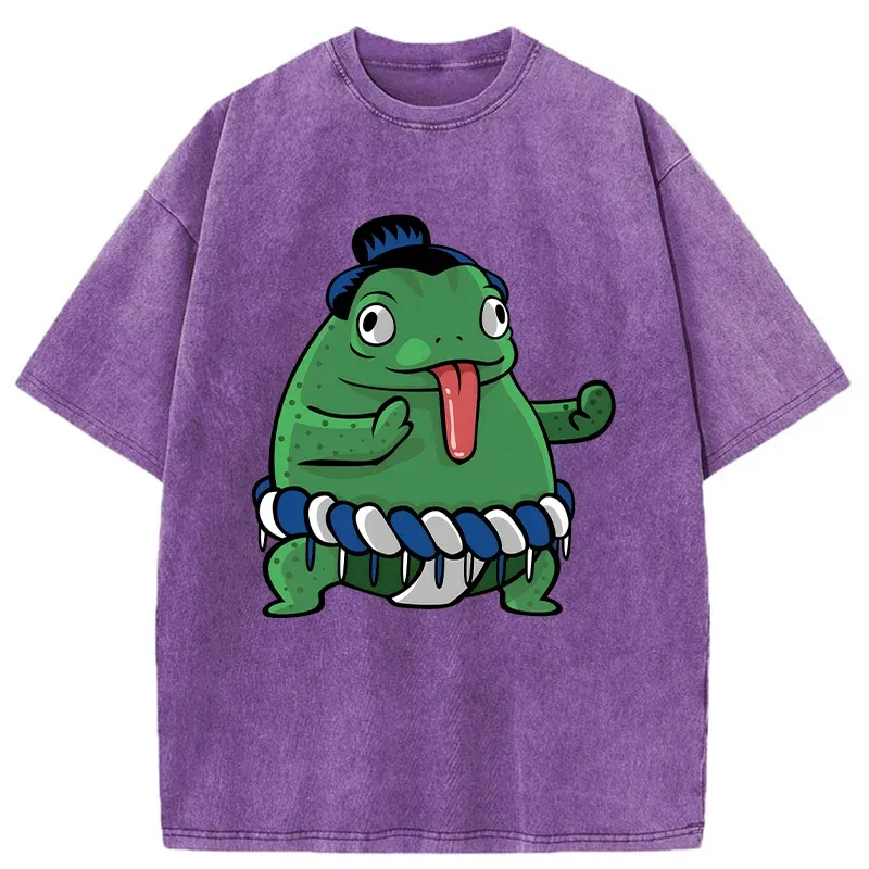 Tokyo-Tiger Sumo Frog Washed T-Shirt