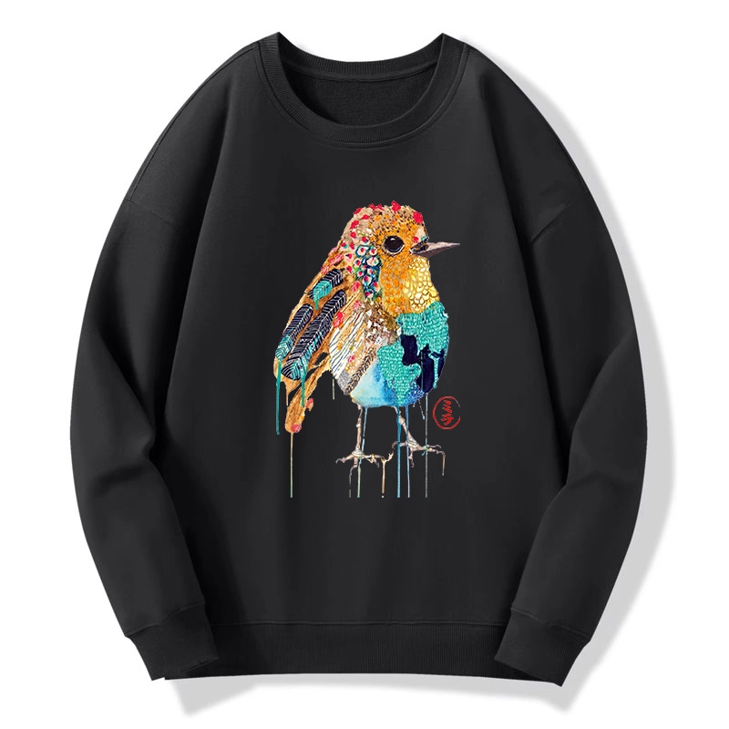Tokyo-Tiger Sparkly Wild Bird Classic Sweatshirt